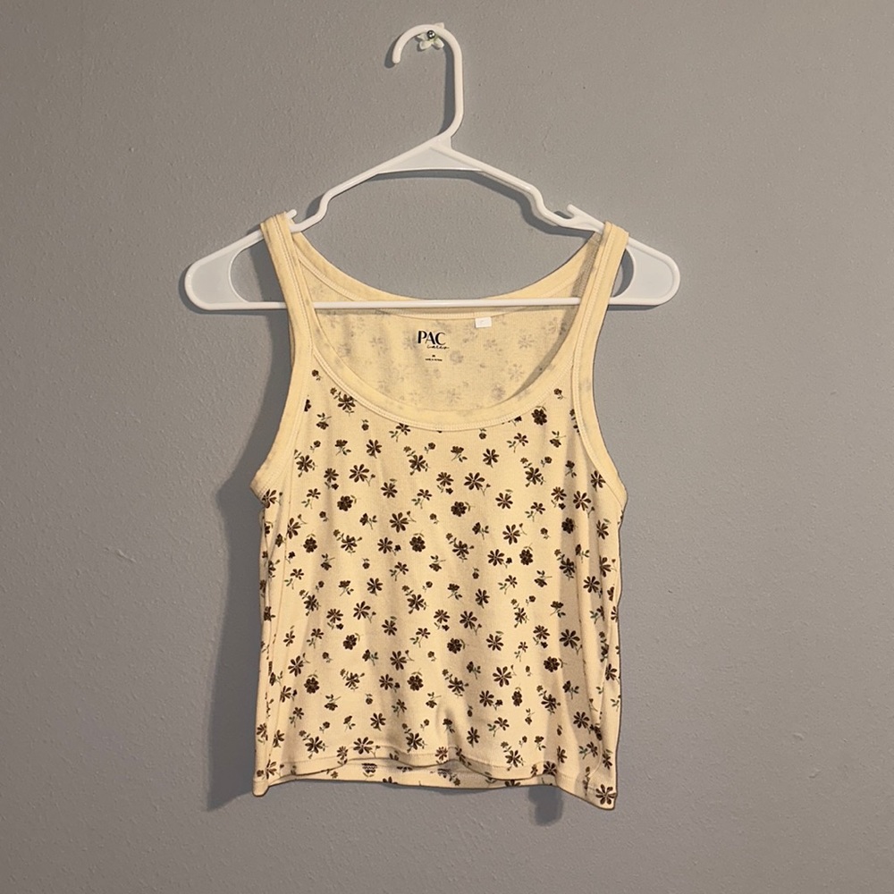 pacsun floral tank